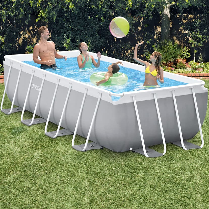 Intex 4M X 2M X 1M Prism Frame Rectangular Pool Set - 2