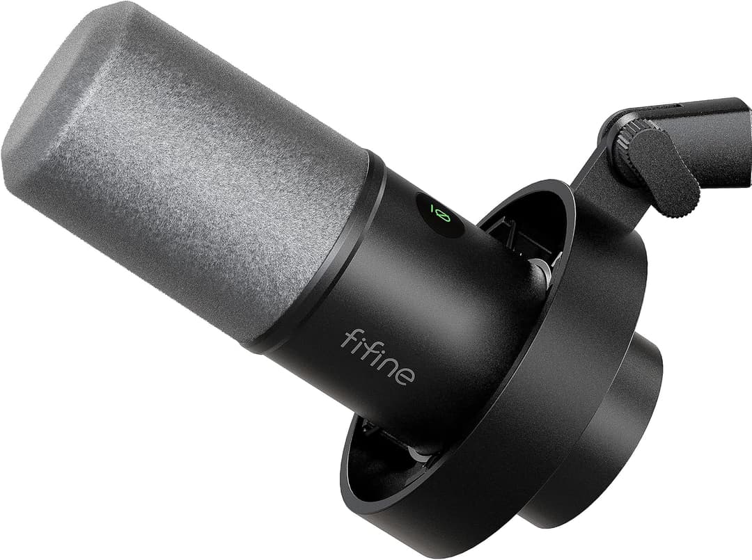 FIFINE XLR Dynamic Microphone PC, USB Microphone for Streaming Podcast Studio Gaming, for PS4/5 Mac Mixer Sound Cards - K688