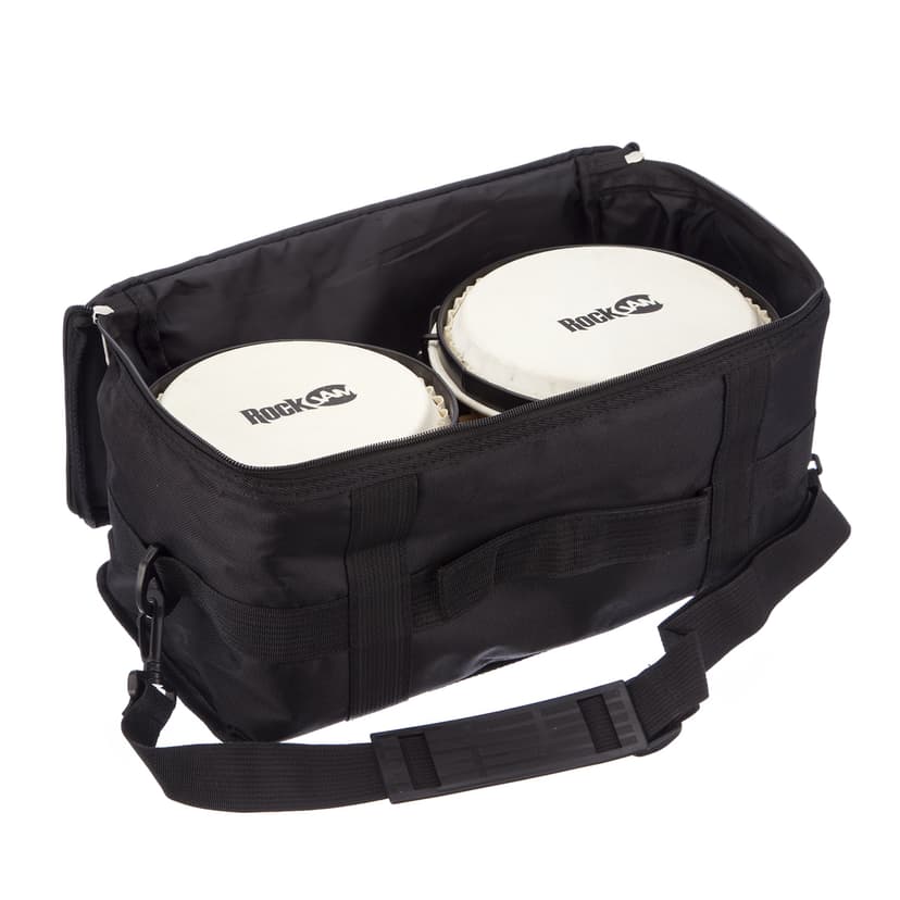 RockJam 7" and 8" Bongo Drum Set with Padded Bag and Tuning Key - 3