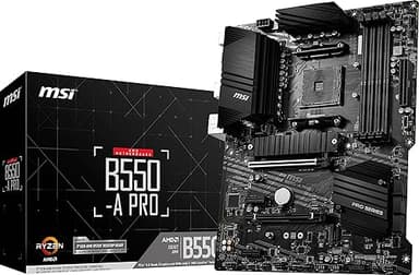 MSI B550-A Pro ProSeries Carte mère AMD AM4, DDR4, PCIe 4…