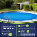 tillvex Bâche à Bulles pour Piscine | Bâche de Protection Solaire de 120 µm d'épaisseur | Découpe individuelle | Chauffage de Piscine pour Eau Chaude (Bleu, 800 x 400 cm (Rectangulaire)) - 5