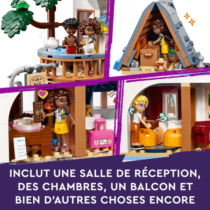 LEGO Friends La Chambre d’Hôte dans Un Château - Set pour Enfants dès 12 Ans - avec 4 Mini-poupées, Un Chien et des Accessoires - Idée de Cadeau pour Adolescents Garçons et Filles 42638 - 5