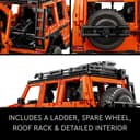 LEGO Technic Mercedes-Benz G 500 PROFESSIONAL Line Building Set, Model Car Kit for Adults to Build, Collectible 4X4 Off-Road Vehicle, Gift for Men, Women, Him or Her 42177 - 5