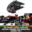 LEGO Star Wars 75389 The Dark Falcon - Play and Display Building Toy with Spring-Loaded Shooters, Cannons & 6 Minifigures incl. C-3PO - Gift for 10+ Year Old Boys & Adult Fans - 4