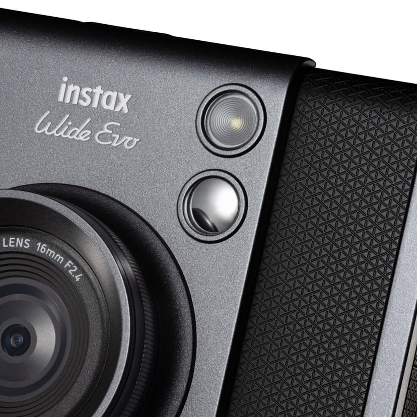 instax WIDE EVO hybrid digital camera and photo printer, take, store, edit, print instant photos on our widest instant film format, rear screen, 10 x film, 10 x lens effects, film sold separately - 4