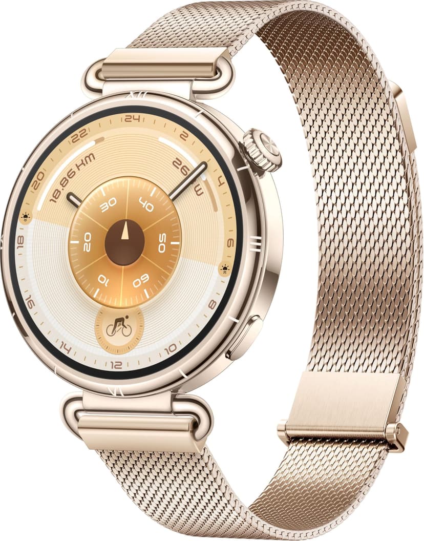 HUAWEI WATCH GT 6 41mm Smart Watch for Women Men, GPS Fitness Watch, 14-Day Battery, Heart Rate Monitor, HRV, SpO2, 100+ Sports, NFC, 5 ATM Waterproof, AMOLED, Sleep Tracker, iOS & Android, Gold - 2