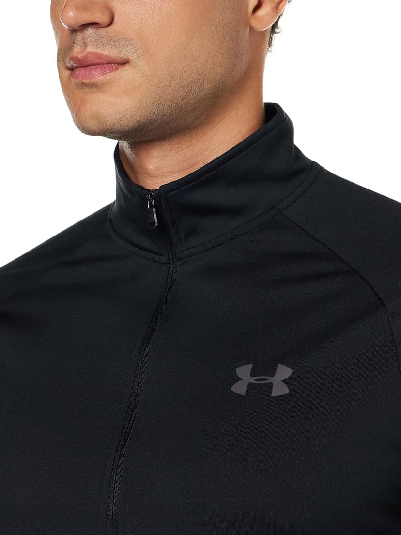 Under Armour UA Tech 2.0 1/2 Zip - Long sleeve - Tops - Black/Charcoal - Size: SM - 2
