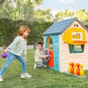 FEBER - Casual 6 Activities House, maisonnette avec 6 activités de Jeu, Accessoires Inclus pour Les Jeux, Couleurs résistantes à la lumière du Soleil, Montage Facile, +3 Ans, Famosa (FEH23000) - 3