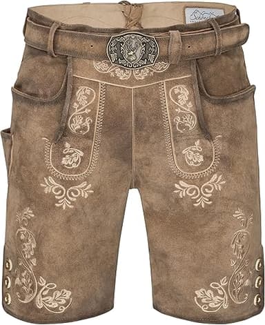 Schöneberger Trachten Couture Lugano Men's Leather Trouse…