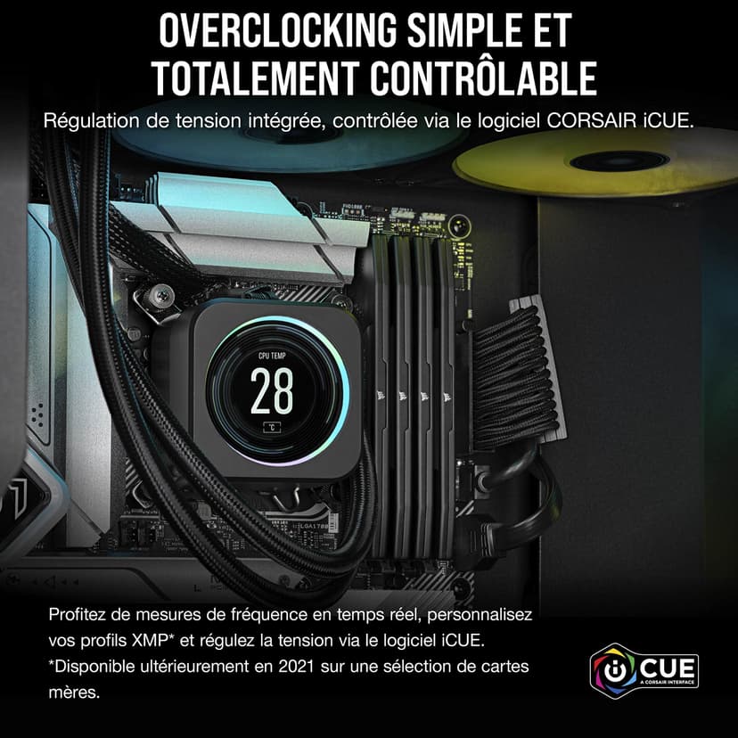 CORSAIR VENGEANCE DDR5 RAM 48GB (2x24GB) 6000MHz CL36 Intel XMP iCUE Compatible Computer Memory - Black (CMK48GX5M2E6000C36) - 4