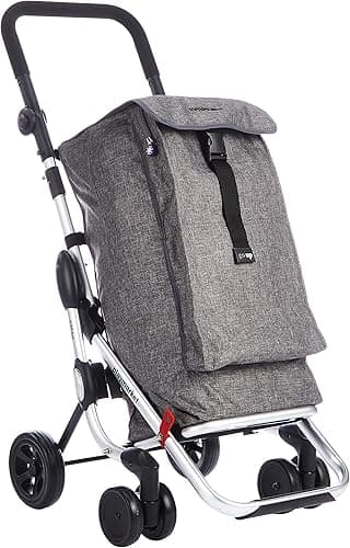 Foppapedretti “Go Up” Shopping Trolley Grigio (Grey)