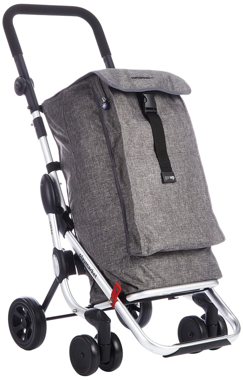 Foppapedretti “Go Up” Shopping Trolley Grigio (Grey) - 1