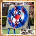 EastPoint Sports Backyard Axe Throw Target Game – Steel Frame Outdoor Game with 8 Throwing Axes, Portable for Backyard or Park - 4