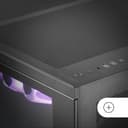 Mars Gaming MC-3TCORE, Custom ATX Gaming Case, Removable Tempered Glass Triple Window, Dual Camera, Reverse Connector Backplane Compatible Semitower, Liquid Cooling Support, Black - 6