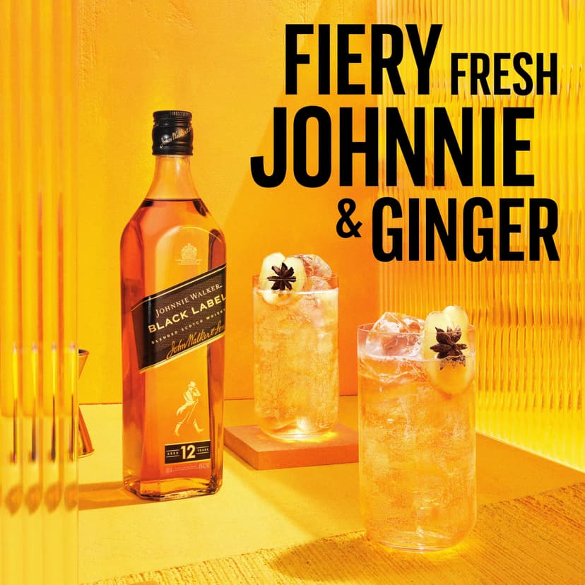 Johnnie Walker Black Label | 40% vol | 70cl | Blended Scotch Whisky | Crafted Using Whiskies Aged a Minimum of 12 Years | Neat or in Mixed Drinks | Ideal for Gifting - 8