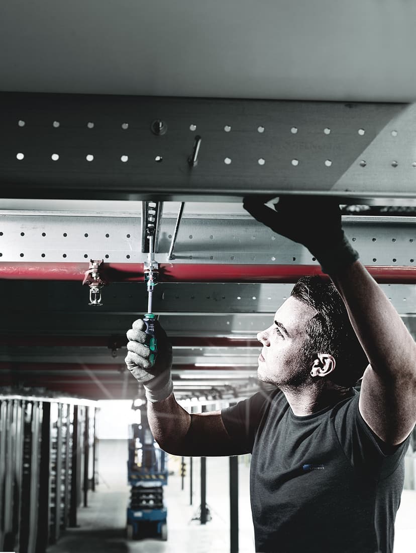 Wera 05051016001 Kraftform Kompakt 20 Tools Finder 1, avec pochette, 7 pièces, Noir/vert Taille Unique - 7