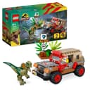 LEGO Jurassic Park Dilophosaurus Ambush Dinosaur Toy for Boys, Girls, Kids 6 Plus Years Old, with Dino Figure and Jeep Car Toy, 30th Anniversary Collection Set 76958 - 1