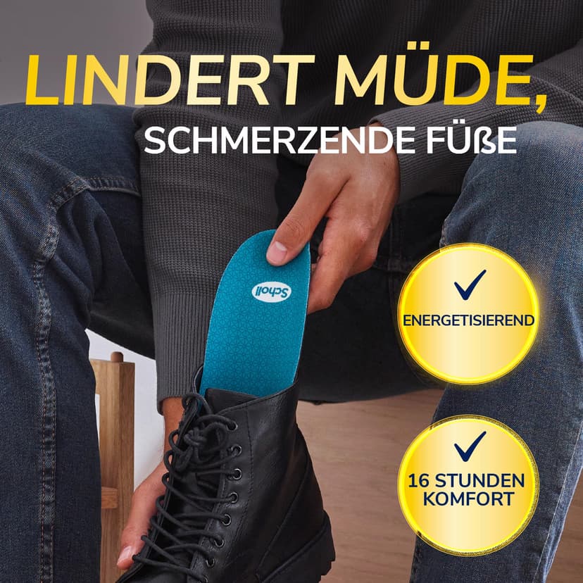 Scholl Gel Activ Work Semelles pour homme Taille 40-46,5 - 6