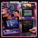 Numskull Quarter Arcades TMNT Turtles In Time Collector's Edition Mini Arcade - 1/4 Scale Authentic Wooden Replica, Original ROM, Rechargeable Battery & 3W Speakers for Retro Enthusiasts [video game] - 4