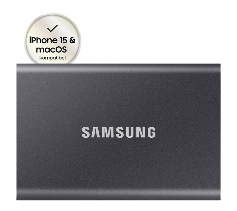 Samsung T7 Portable SSD - 1 TB - USB 3.2 Gen.2 External SSD Titanium Grey (MU-PC1T0T/WW) - 3