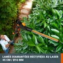 WORX Taille-Haies sans Fil sur perche 20V WG252E.9, Lame de 45 cm, écartement de 16 mm, manche télescopique, Léger et Ergonomique, Poignée Arrière Souple et Rotative, Livré sans Batterie ni Chargeur - 3