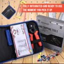 Crimping Pliers Set with 1200 Ferrules - Self-Adjusting Ferrules for All Cross Sections from 0.25 to 10 mm² | Your Complete Wire End Ferrules Set & Crimping Pliers Set - 2
