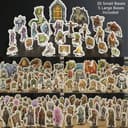 Wanderers Emporium Minis rigides et Plats pour Figurines DND avec Bases | Jeu de démarrage Donjons et Dragons à l'échelle 28 mm à 32 mm 5e (DM Starter Pack, 183, Miniatures) - 6