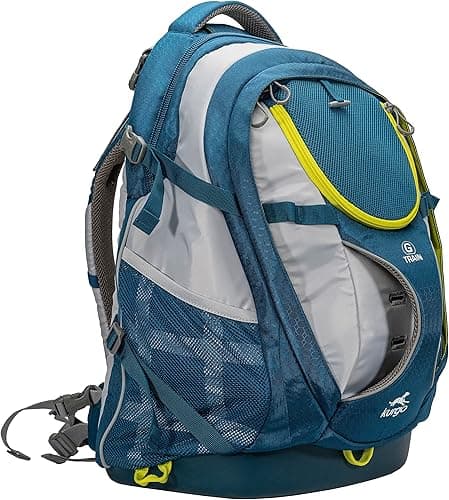 Kurgo G-Train Sac à Dos de Transport pour Petits Chiens et Chats, Sac de Voyage et Randonnée avec Fond étanche, Encre Bleue