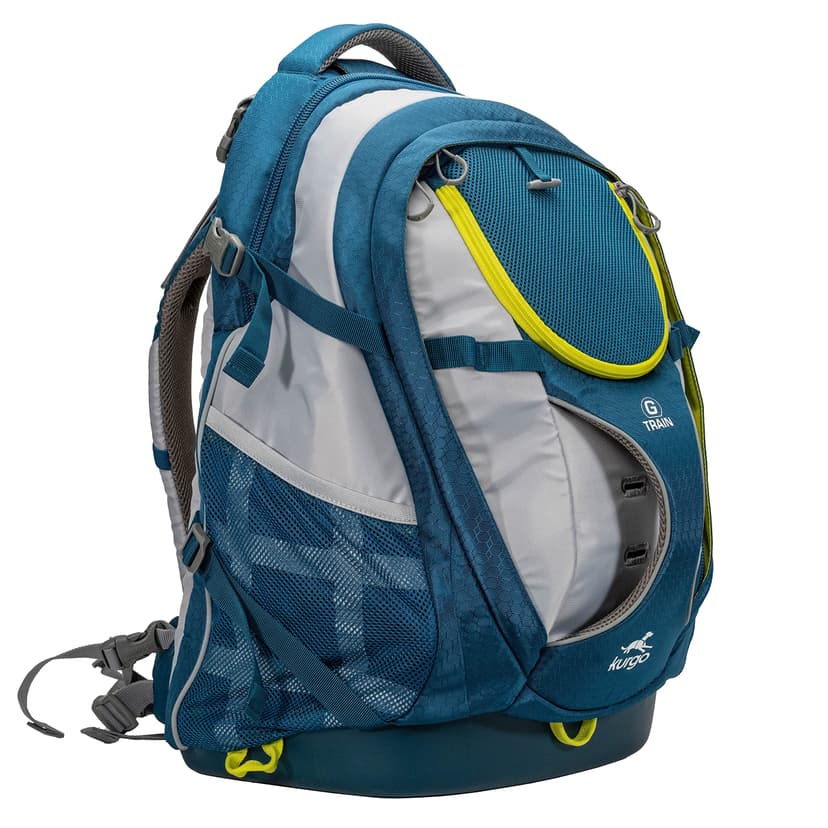 Kurgo G-Train Sac à Dos de Transport pour Petits Chiens et Chats, Sac de Voyage et Randonnée avec Fond étanche, Encre Bleue - 1