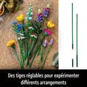 LEGO Icons Botanicals Bundle: Includes Wildflower Bouquet (10313) and Orchid (10311), Botanical Collection Sets with Artificial Flowers and Plants, Crafts for Adults, Home Decor Gift for Her or Him - 5