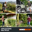 WORX Nettoyeur Haute Pression sans Fil Brushless 20V Hydroshot WG633E.9, Outil Mobile, Puise l'eau n'importe où, Tuyau 6m, Lance Longue, buse à Jets Multiples, Livré sans Batterie ni Chargeur - 8