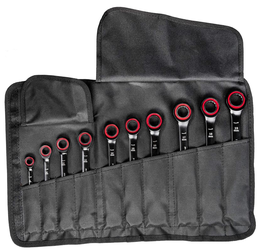 Bosch Professional set de clés mixtes 10 pièces (8/10/12/13/14/15/16/17/18/19 mm, sac) - Set Amazon Exclusive - 3