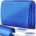 tillvex Pool Solar Tarpaulin Rectangular 800 x 400 cm | Solar Film Thickness 120 µm | Solar Tarpaulin Can Be Cut to Size | Pool Heating for Water Heating - 1