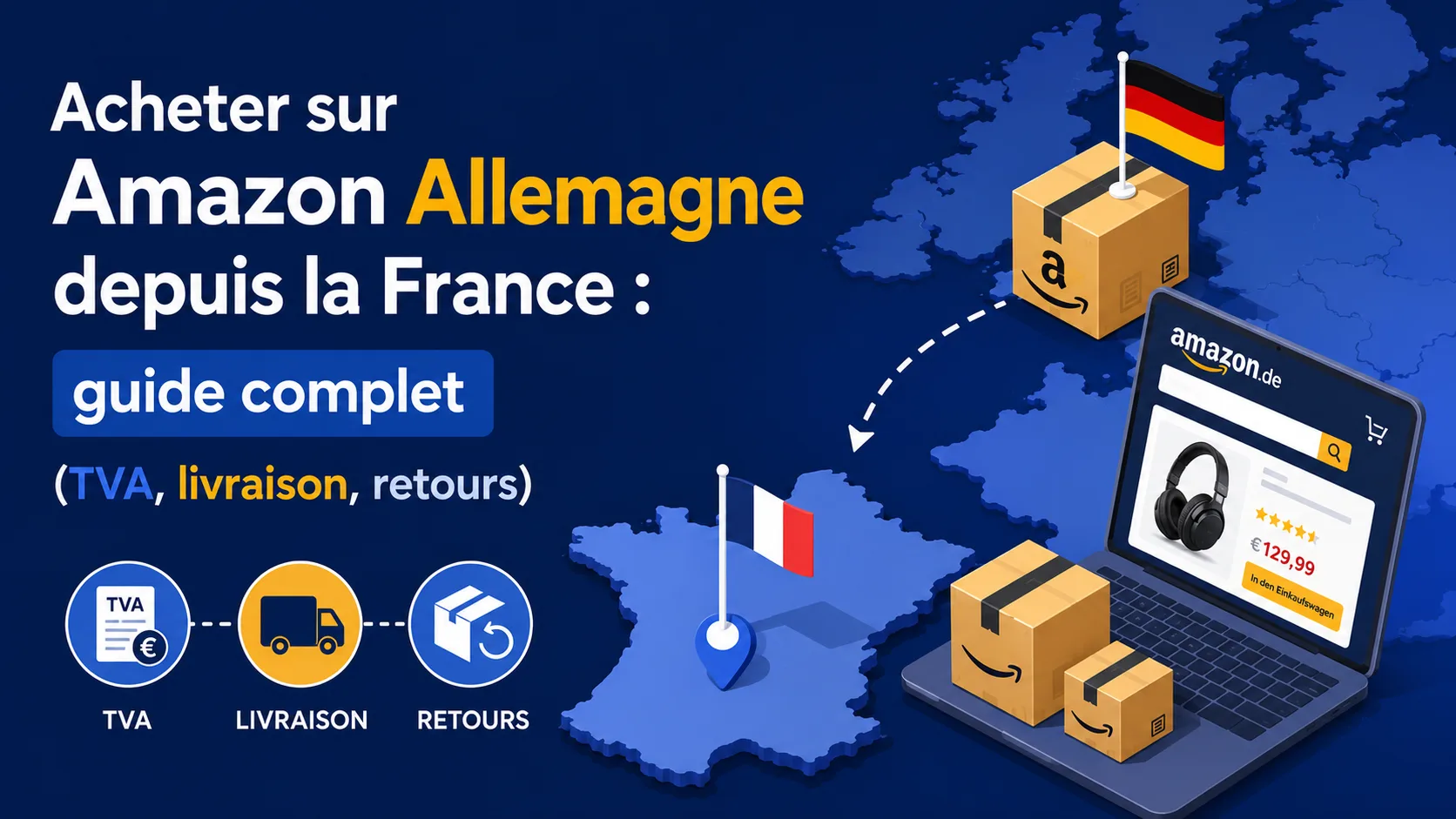 Acheter sur Amazon Allemagne depuis la France : guide complet (TVA, livraison, retours)