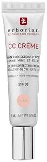 Erborian - CC Cream with Centella Asiatica- Color Correcting Cream with Healthy Glow Effect - Natural and Luminous Finish - Long-Lasting Hydration - Korean Cosmetic Care - Clair 15 ml