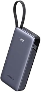 UGREEN Nexode Power Bank with Built-in Cable 20000mAh 45W…