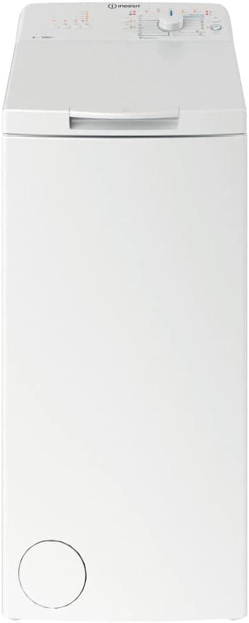 Indesit BTW L60400 EU/N Top Washing Machine, 6 kg, 1000 rpm, Class C, White - 1