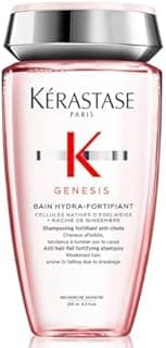 Kérastase Genesis, Nourishing & Fortifying Shampoo, For Weakened Hair and Hair Loss, With Ginger Root & Edelweiss Flower, Bain Hydra-Fortifiant, 250ml