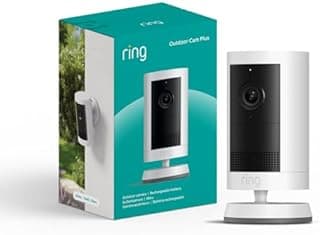 Ring caméra extérieure Plus sans fil (Outdoor Camera Plus Nouvelle génération) | Vidéo grand angle en 2K I Caméra de surveillance à installer soi-même | Essai gratuit de 30 jours de l'abonnement Ring - 1