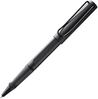 LAMY safari umbra - Stylo roller avec grip ergonomique et largeur de trait M - pour une écriture longue et agréable - en plastique robuste ASA - avec recharge roller LAMY M 63 en bleu