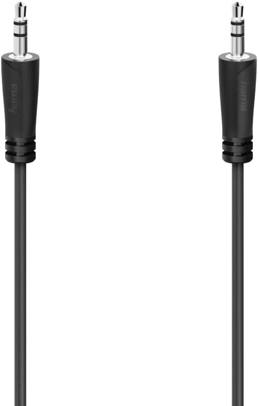 Hama 205262 Audio Cable 3.5mm Jack Male to 3.5mm Jack Male Stereo 1.5m, black