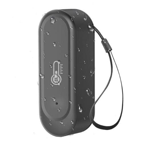 Sone Smart One WiFi Outdoor Thermometer with App, Temperature and Humidity Sensor Outdoor, Tuya Smart Life, IP65, Black, Battery Operated, WiFi Thermometer Outdoor - 3