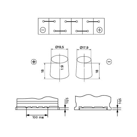 Bosch S5A05 - Batterie Auto - 60A/h - 680A - Technologie AGM - adaptée aux Véhicules avec Start/Stop - 8