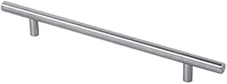 GedoTec Furniture handle LUNA ø 12 mm Stainless steel handle Download access Rod handle matt brushed stainless steel Length 176 - 860 mm Height 33 mm Made in Germany - 8.19"x0.47"x5.08"