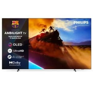 Philips Ambilight 48OLED760 4K OLED Smart TV, 48 Inch Screen with P5 AI Perfect Picture Engine Ultra HD, Titan OS, Dolby Vision and Atmos Sound, Compatible with Alexa and Google Voice Assistant - 1