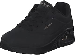 Skechers Women's Uno Stand On Air Trainers, Black Durabuc…