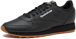 Reebok Unisex Classic Leather Sneaker, Reefresh Black/Pure Grey/Gum, 15 US Men