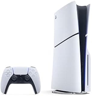 Sony, Console PlayStation 5 Édition Standard 1 To avec lecteur Blu-ray 4K, SSD Ultra-Rapide, Audio 3D, Ray Tracing, 1 Manette DualSense avec Retour Haptique et Gâchettes Adaptatives, Couleur : Blanche