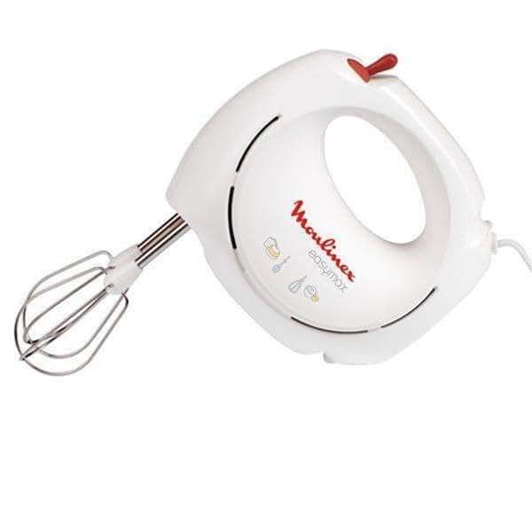 Moulinex Easymax, Batteur électrique, 200 W, 2 vitesses, 2 jeux de fouets inclus, Ergonomique, Compact, Blanc ABM11A30 - 8