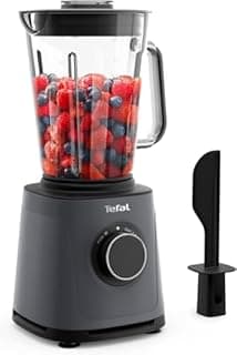 Tefal PerfectMix Essential BL771BF0 High Speed Blender, Continuously Adjustable Speed, Pulse Function, Removable Powelix Blades, Heat Resistant 2L Glass Jar, 1200W, Grey - 1